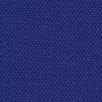 Steelcut textile sample, deep blue color, nubby irregular surface with densely packed circular elements and a matte finish.