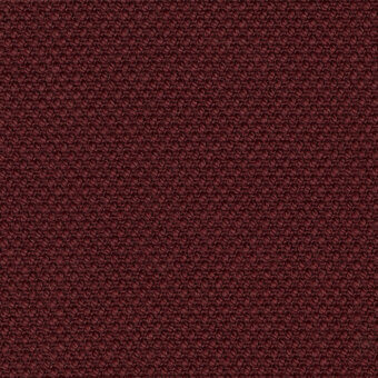 Steelcut Kvadrat fabric texture, deep burgundy, repeating rounded tufts create a nubby woven surface with tonal variations.