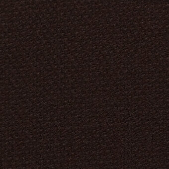Dark brown kvadrat steelcut3 695 fabric texture with a dense, granular composition and matte finish, evenly lit in a studio setting.