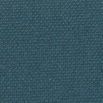 Teal looped pile fabric texture sample displaying a dense, circular pattern with a matte finish; Lapalma Steelcut Kvadrat collection.