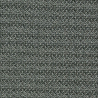 Woven gray fabric texture with repeating circular nub pattern, dense looped pile construction, matte finish, and consistent heathered tonal variations.
