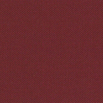 Red woven fabric texture with dark gray flecks, tight uniform weave, matte finish; Lapalma Kvadrat steelcuttrio3 686 textile sample.