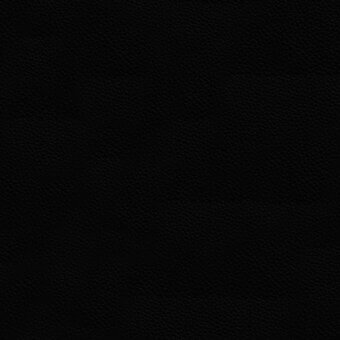 Black leather texture, finely pebbled surface, matte finish, uniform dark tone, consistent granular pattern, suitable for upholstery applications.