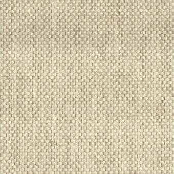 Ivory woven fabric sample displays a dense horizontal weave with subtle vertical thread variations, matte finish, natural fiber texture.
