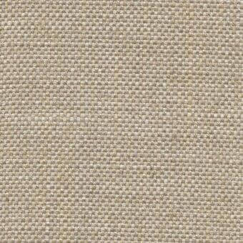 Woven fabric sample, grey-sand tone, speckled with golden-yellow threads, dense grid pattern, matte finish, MDF Italia Todi collection, r846 col.