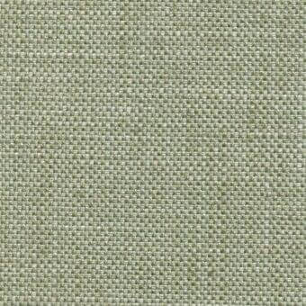 MDF Italia Todi fabric sample R853, muted water green woven texture, dense grid pattern, matte finish, studio shot.
