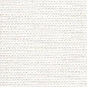 White Todi fabric sample by MDF Italia, featuring a dense horizontal ribbed weave and matte texture in color r851.