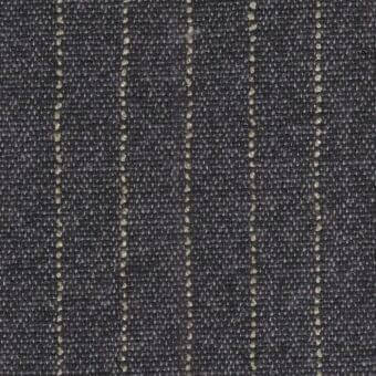Dark grey and beige striped fabric sample with a dense, matte weave texture, identified as MDF Italia Frank fabric R355 col. 419.020.
