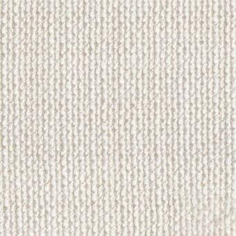 Taiga fabric R599, creamy off-white, dense woven texture with irregular nubby surface and matte finish, grid pattern.