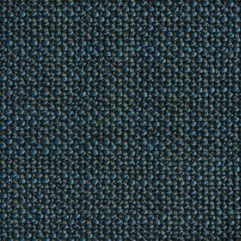 Woven fabric sample, blue and olive green, with a repeating dotted texture from the MDF Italia fabrics collection, color r601 "taiga".