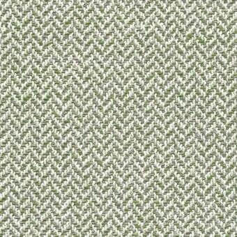 Monaco fabric sample, white light green woven chevron, dense texture, muted heathered effect, studio lighting, neutral background.