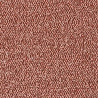 Paradise fabric sample, coral red R548 col.220, MDF Italia, dense woven texture with subtle tonal variations and a matte finish.