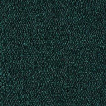 Emerald green paradise fabric R544 col.121 from MDF Italia, dense looped texture with nubby surface and subtle tonal variations.