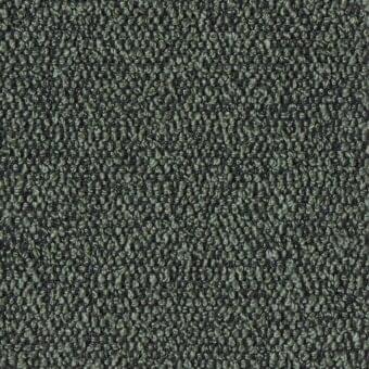 MDF Italia paradise fabric sample in sage (R547 col.141) displays a dense, nubbed texture with a heathered, grayish-green coloration and tight weave.