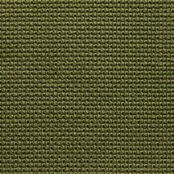 Olive green fabric texture with a dense grid weave, exhibiting subtle tonal variations and a slightly raised, nubby surface.