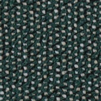 Teal woven fabric texture with irregular square pattern, beige speckles, dense raised weave, and complex knotted structure; MDF Italia delta r691 col.02.