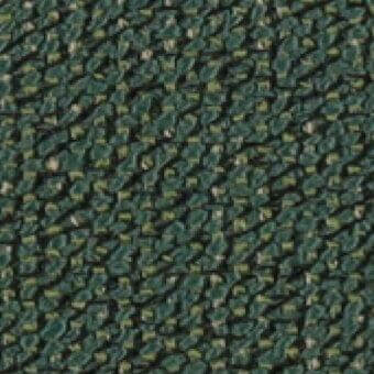 Teal woven fabric texture features a geometric pattern with olive and charcoal accents, a dense nubby weave, and diagonal angular shapes.