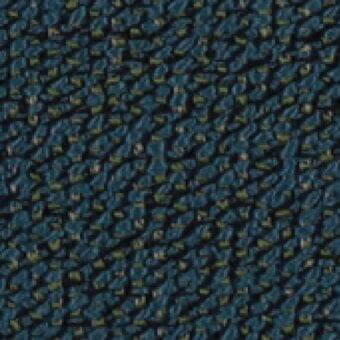 MDF Italia fabric sample, teal geometric weave, speckled with olive and charcoal; delta r697 col.15 textile.