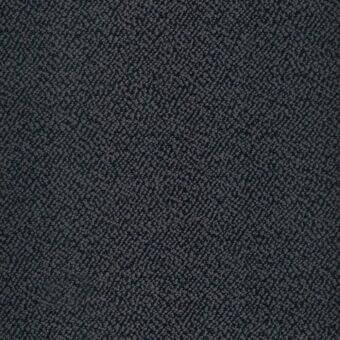 Parigi fabric sample, dark grey, densely textured with raised dot pattern; matte finish, color R433 Col. 005 from mdf italia collection.