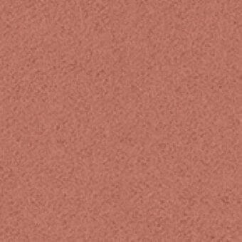 Terracotta fabric texture with a uniform speckle pattern, granular surface, and matte finish in a warm red-brown tone.
