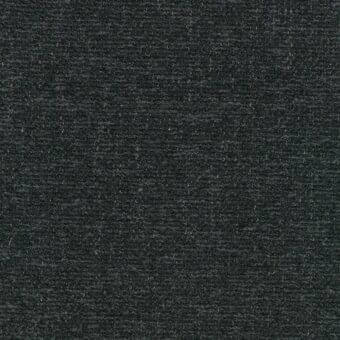 Dark gray fabric texture with dense weave, granular appearance, and matte finish; studio sample labeled “mdf italia moss r650 col.08”.