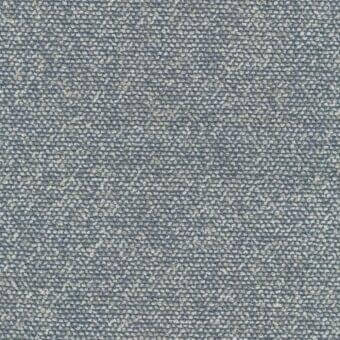 MDF Italia fabric sample, cool gray-blue woven texture, consistent tight nubby weave, matte finish, identified as moss color 10.