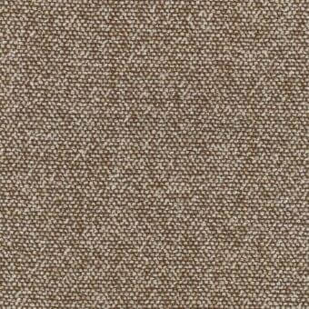 Muted brown woven fabric texture with beige and cream speckles, tight uniform weave, matte finish, moss R654 color, MDF Italia collection.