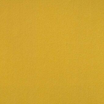 MDF Italia Sunday fabric R569 col. 015, lemon yellow, tightly woven texture with subtle diagonal grain and matte finish.
