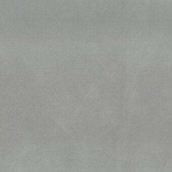 Light grey nabuk leather sample, MDF Italia collection r824 col. 3414, exhibiting a matte, granular texture and diffused cool tone.