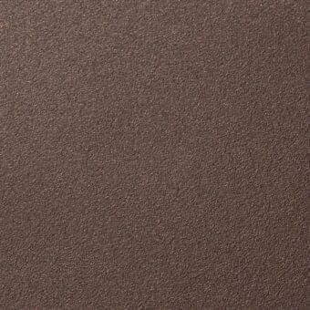 Hazelnut fine texture paint sample, dense granular surface, mottled appearance, warm muted brown tones, matte finish, consistent application.
