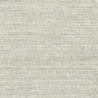 Woven fabric sample, off-white and gray tones, granular texture with grid structure and speckled appearance, matte finish, linen blend.