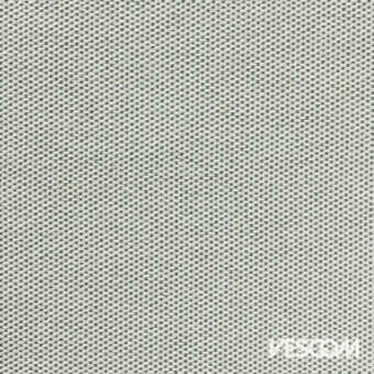Vescom Wilson fabric, light gray speckled texture, dense weave with matte finish; includes “Sale e Pepe” variation text.