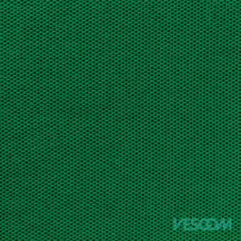 Green perforated fabric swatch with woven texture, displaying “VESODM” text, from Miniforms’ “b” collection “wilson prato field” fabrics range.
