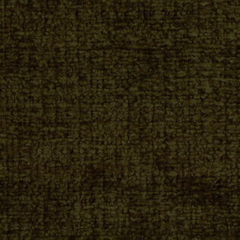 Olive green textured fabric sample, “Big Boss Muschio Moss” by miniforms, displays a dense, granular pattern with beige highlights and a rough weave.