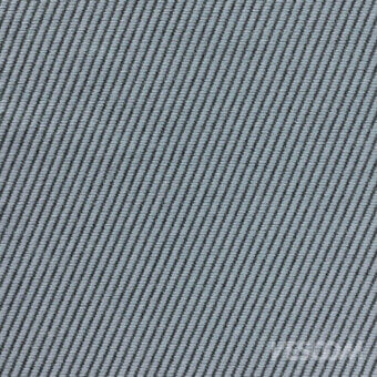 Woven fabric texture, gray-blue tone, diagonal striped pattern with raised ridges, smooth matte finish, consistent thread density.