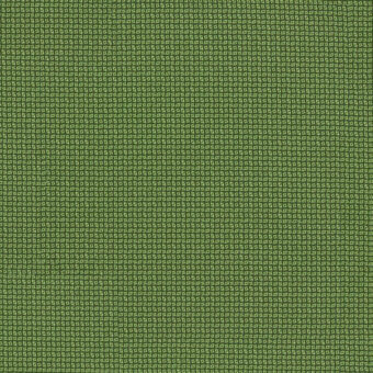 Olive green textured fabric with a dense grid of square perforations; matte finish, Miniforms Metric 20 Alligator Maharam collection.