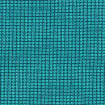 Muted teal woven texture pattern with square grid, tonal gradient, granular surface, consistent repetition, fabric sample from miniforms.