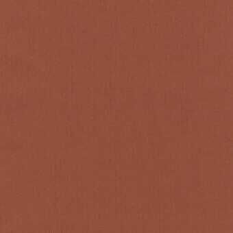 Terracotta fabric sample with a subtle diagonal weave and fine linear texture, featuring a matte finish and neutral coloration.