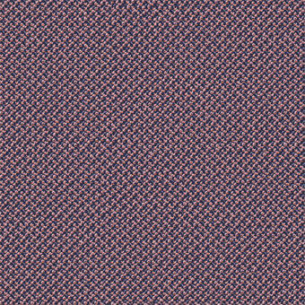Cleo Azalee fabric sample, navy and coral geometric weave, textured matte finish from the miniforms D collection fabrics line.