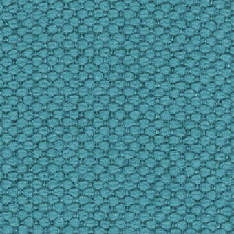 Merit Celeste Sky Blue fabric texture, woven celeste blue with circular nodes, grid pattern, matte finish, durable textile by Maharam.