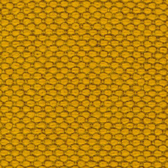 Giallo yellow Merit 25 fabric texture, small dense hexagons in a regular grid, woven appearance, even lighting, miniforms Maharam.