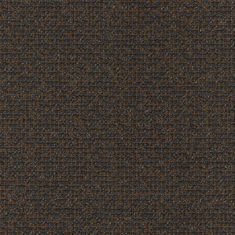 Woven fabric sample, brown and gray tones, dense irregular texture with silver highlights, looped pile construction, studio lighting.