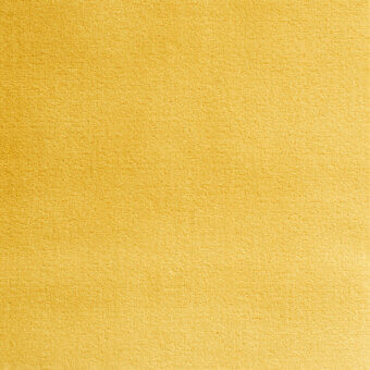 Dedar Sansone tournesol fabric swatch, woven yellow textile, matte finish, dense grain, uniform texture, miniforms E line upholstery material.