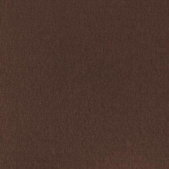 Brown cotton fabric texture, “314 brown” from modo luce collection, displays a dense vertical weave and matte finish.