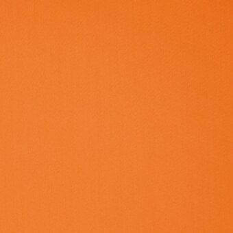 Orange cotton fabric sample “315 orange” displays a woven, granular texture with a matte finish and consistent mid-tone saturation.