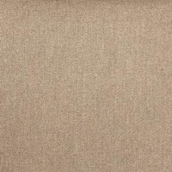 Greige woven fabric sample displays a coarse, dense texture with horizontal and vertical threads; Moroso “pepe” fabric, color “greige,” labeled A1109–h.