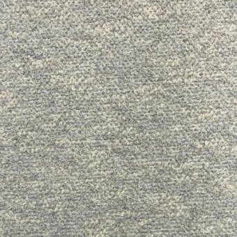 Moroso bouclé fabric L1765.907 ash displays a dense, nubby texture with gray and cream tufts, exhibiting a looped construction and matte finish.