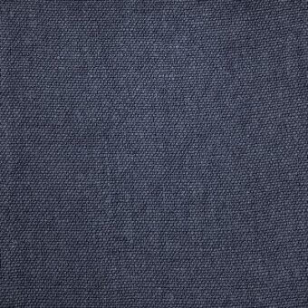 Moroso Capri fabric, blu jeans col. 29, dense woven texture with a muted blue, grid pattern and matte finish, visible threads.