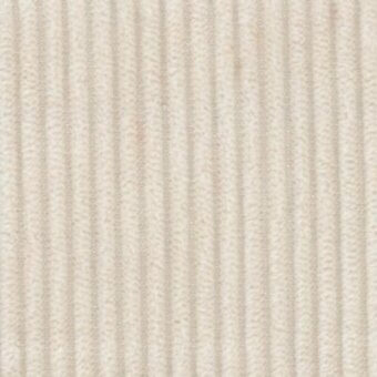Ivory ribbed fabric texture with vertical linear pattern, densely woven textile displaying subtle tonal variation and a matte finish.