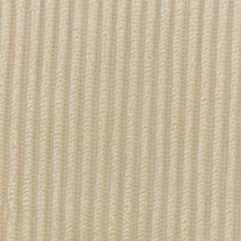 Beige ribbed fabric texture with vertical linear pattern, matte finish, and slightly raised woven construction, evenly lit background.